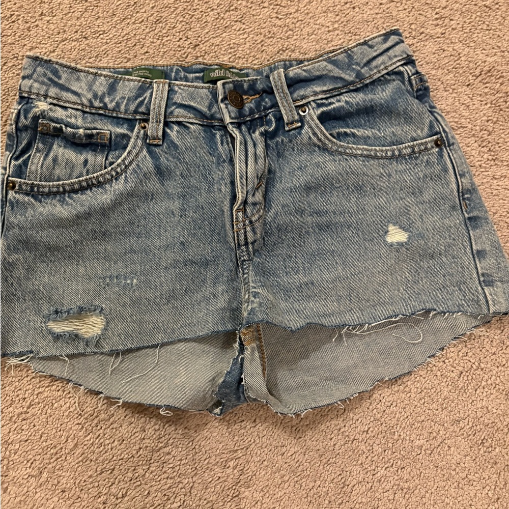 Size 00 Denim Cutoff Women Shorts target wild fable brand
